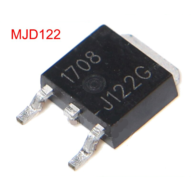 10PCS MJD122G MJD122T4G MJD122 TIP122 SOT-252 SMD Darlington-Transistor new